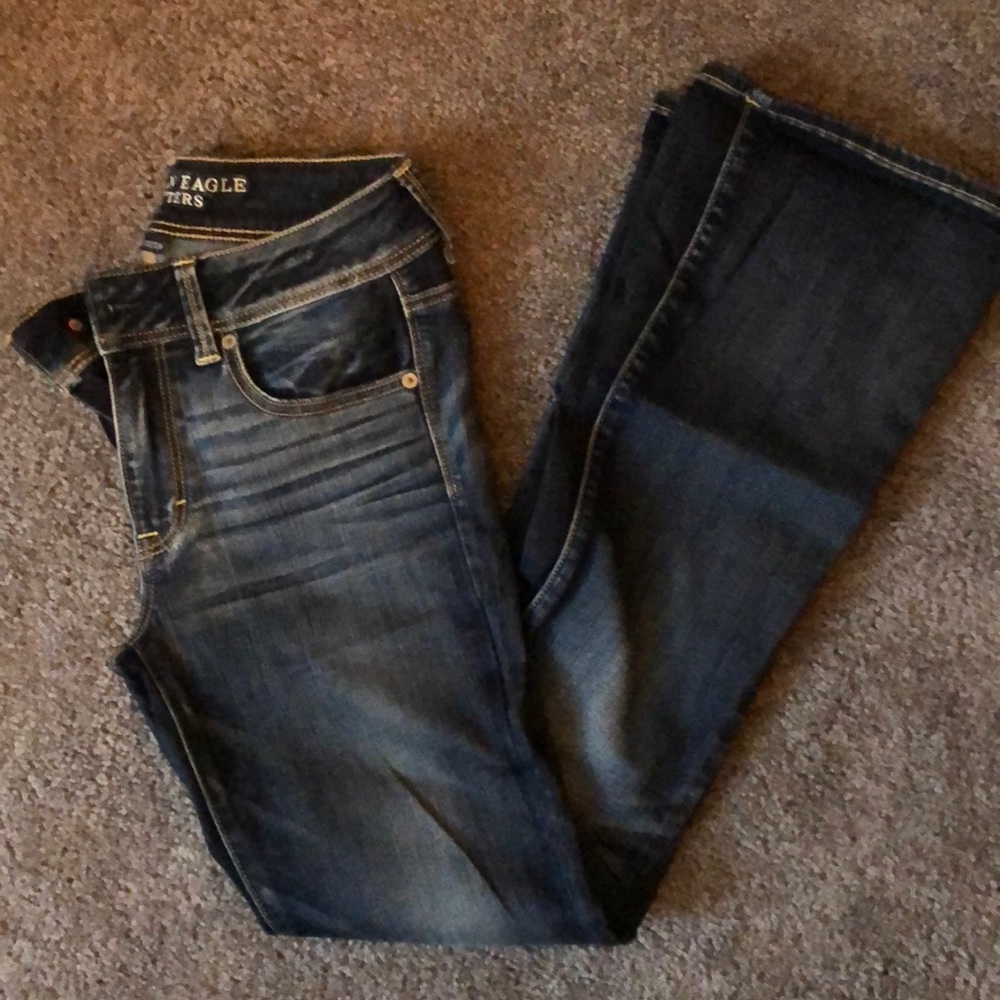 American Eagle Super Stretch Kick Boot Jeans